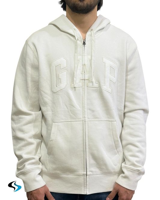 Sudadera GAP Con Cierre Beige