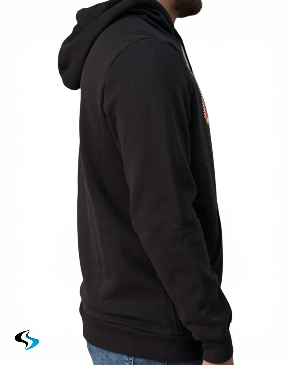 Suéter Puma Negro/Naranja