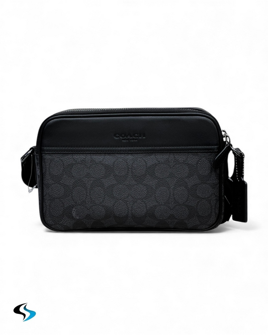 Crossbody Coach Charcoal/Black