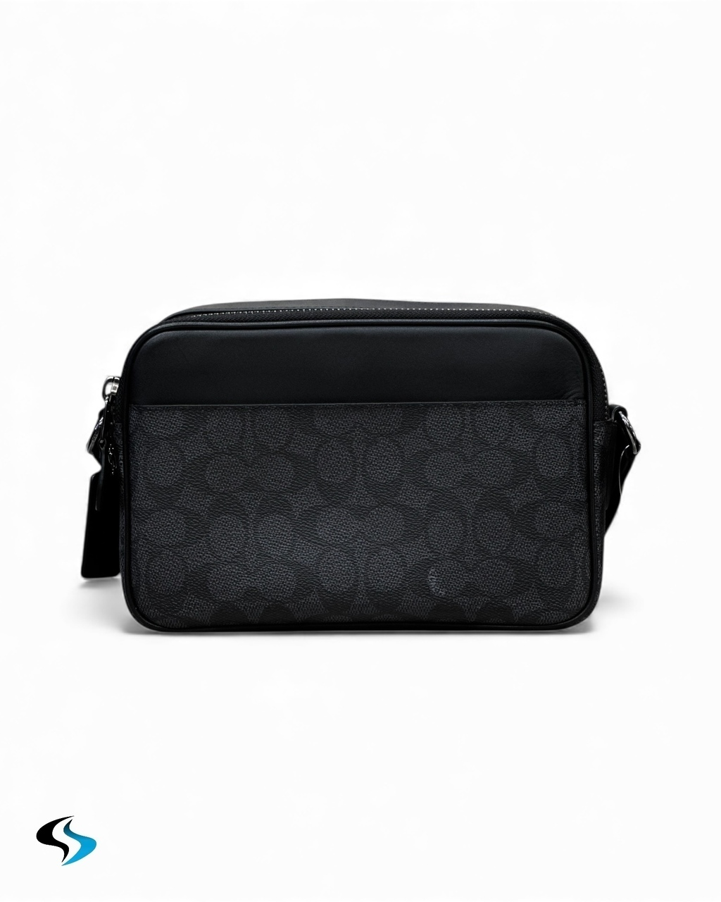 Crossbody Coach Charcoal/Black