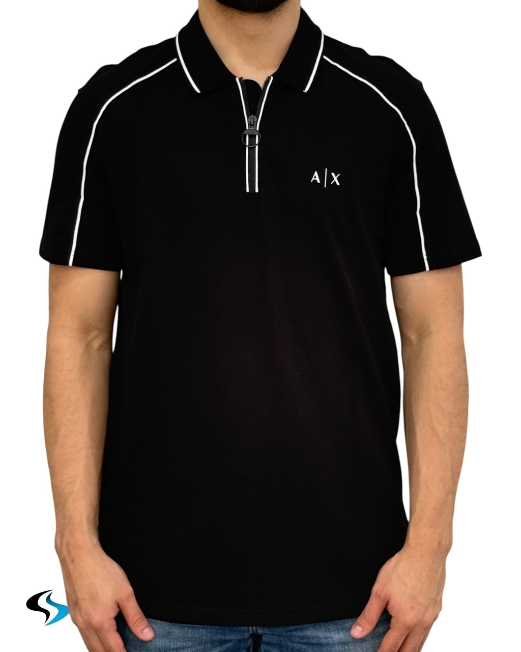 Playera Armani Exchange Negra