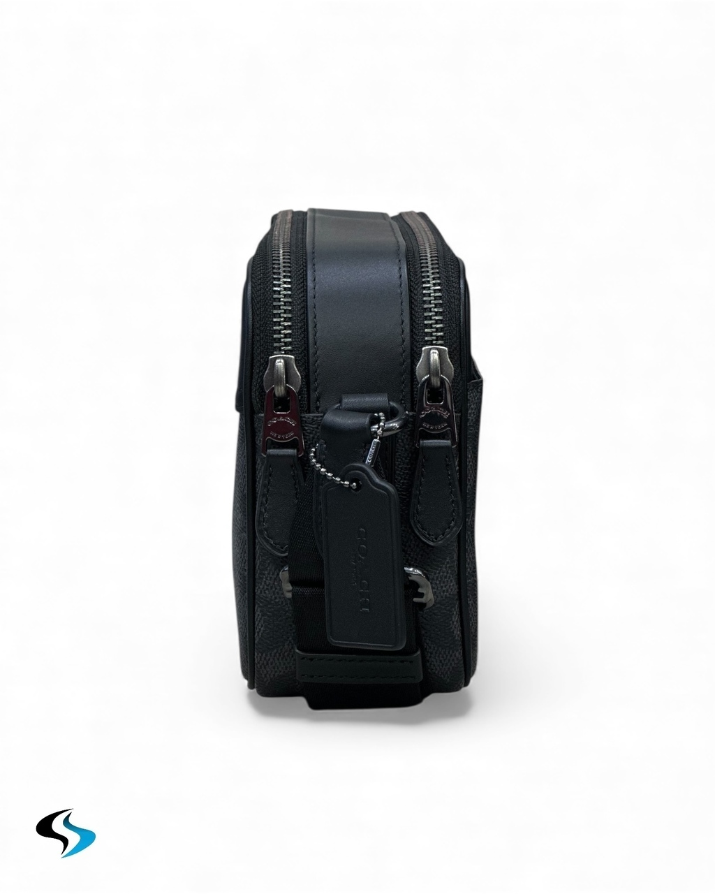 Crossbody Coach Charcoal/Black