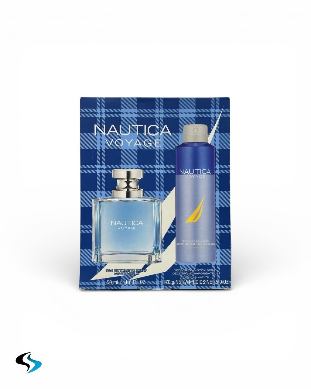 Set Nautica Voyage perfume y spray corporal
