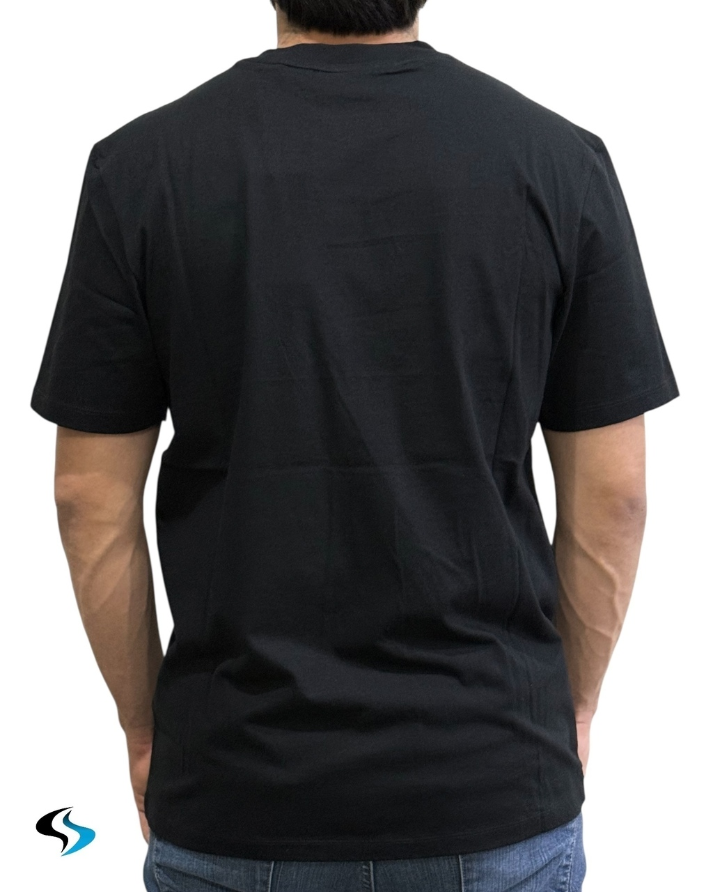 Playera Hugo Negra/Rojo