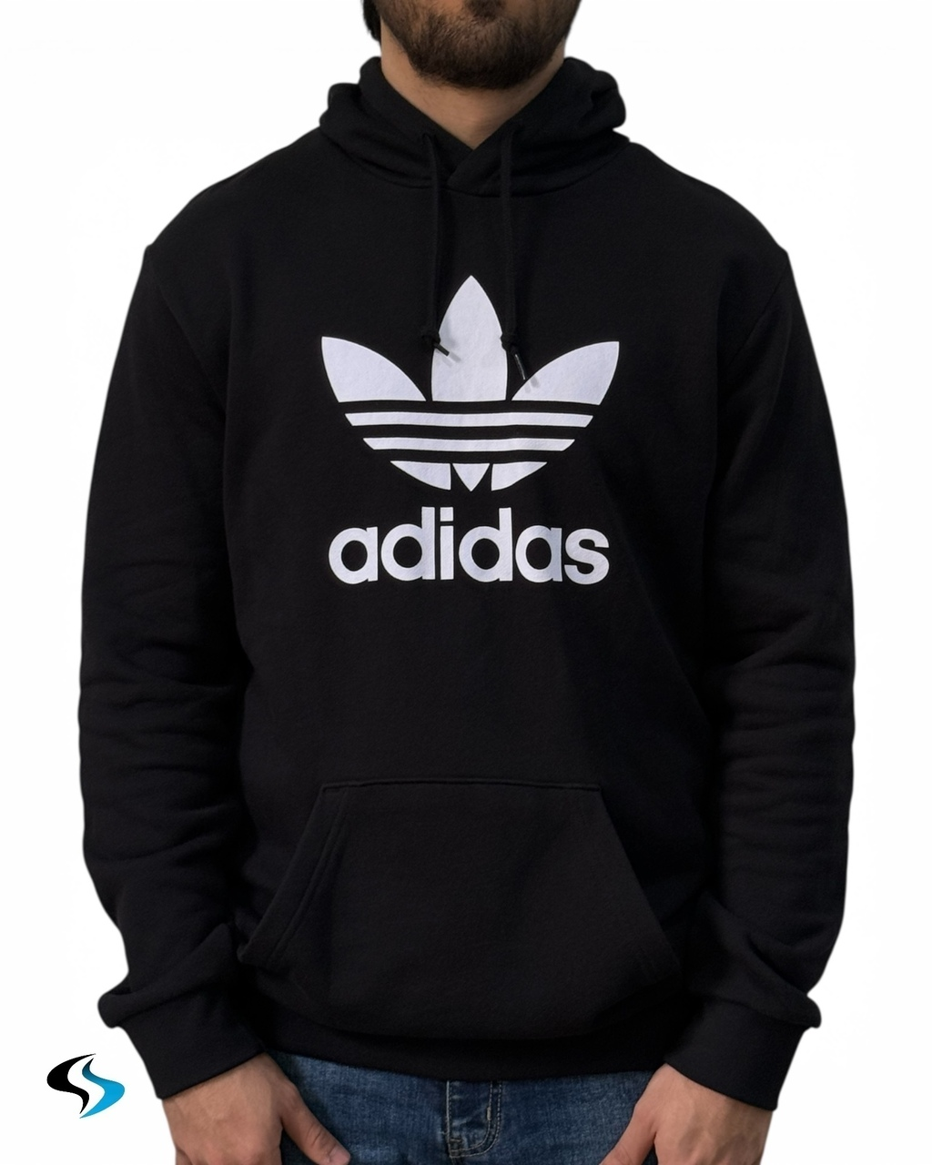 Sudadera Adidas Clásica Negra
